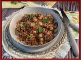 Quinoa aux pois chiches et tomates