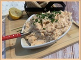 Rillettes de saumon fumé aux œufs durs