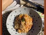 Risotto à la courge Butternut, carottes et chorizo