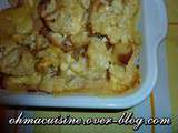 Gratin de chou fleur au St Nectaire