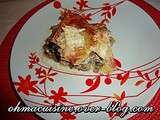 Lasagnes aubergine et roquefort