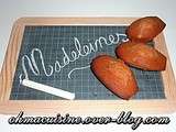 Madeleines à la crème de marron