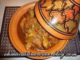 Tajine de poulet aux abricots secs