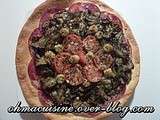 Tarte fine aubergine coppa