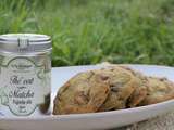 Cookies au thé vert matcha et chocolat noir