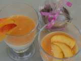 Panna cotta pêche et nectarine au thermomix de Vorwerk