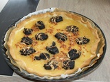 Tarte compote de pomme et boudin noir au thermomix de Vorwerk