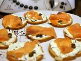 Toast saumon fromage frais au thermomix de Vorwerk