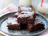 Brownie à la noix de coco sans oeufs ,sans beurre