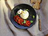 Burrata aux graines de coriandre et à l'orange sanguine (Ottolenghi)