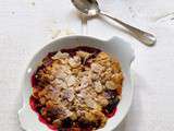 Crumble aux quetsches et aux amandes