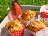 Muffins  aux framboises à la farine complète