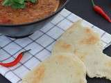 Naans bien moelleux   pour accompagner un dhal de lentilles super parfumé