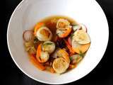 Nage de coquilles St Jacques au cidre