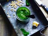 Pesto au basilic pour des aubergines au four