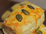 Scones au cheddar et graines de courge