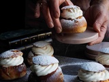 Semlor, les délicieuses brioches suédoises de Mardi Gras