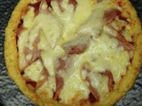 Tarte de riz comme une pizza