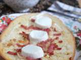 Bruschetta au chèvre et bacon