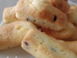 Madeleines longues aux pépites de chocolat