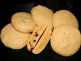 Cookies amandes, noix du Brésil, pépites de chocolat (à la purée d'amandes blanches)