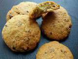 Cookies noisette et chocolat (parfumés à la fève tonka)