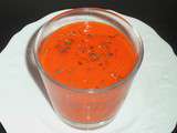 Gaspacho de poivron rouge