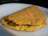 Omelette sans oeuf (au tofu ferme frais)