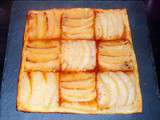 Tarte fine pomme poire (avec feuilletage minute)