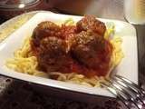 Spaghetti  aux boulettes