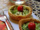 Tartelettes à la courgette et fromage frais : la tomate cerise sur la tartelette