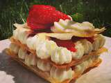 Mille feuilles Fraises Mascarpone