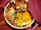 Oeuf cocotte Ricotta et Bacon