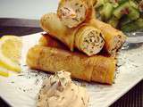 Tubes Mascarpone et saumon