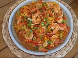 Crevettes sauce piquante sautées aux légumes recette chinoise