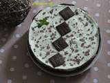 Cheesecake menthe chocolat au thermomix ou sans