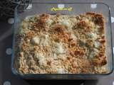 Crumble de cabillaud au citron et au parmesan au thermomix ou sans