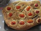 Fougasse aux tomates cerises et herbes de provence au thermomix