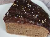 Gâteau aux noix, ganache chocolat au thermomix ou sans