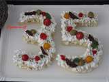 Number cake salé aux fromages (Letter cake) au thermomix ou sans