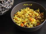 Riz pilaf aux carottes et curcuma