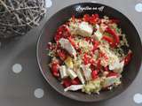 Salade de boulgour au poulet à l’orientale