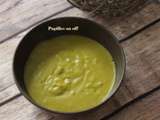 Soupe de pois cassés aux carottes et poireaux – ig bas – au thermomix ou sans