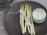 Asperges au curry et à la crème de parmesan rôties au four