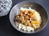 Couscous aux légumes d'été et boulettes