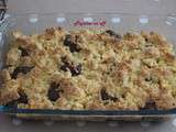 Crumble pommes et chocolat au thermomix ou sans