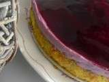 Entremet : bavarois au cassis (agar agar) au thermomix ou sans