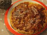 Galette des rois à l'amande, aux caramels et au sirop d'érable au thermomix ou sans