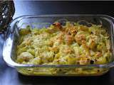 Gratin de courgettes au poulet et curry au thermomix ou sans