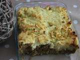 Gratin parmentier de saumon aux épinards, ricotta au thermomix ou sans